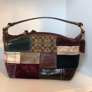 Coach Holiday Leather Patchwork Small Purse
